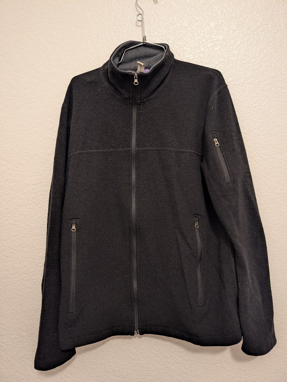 Ibex Merino Wool Zip Up Jacket Medium
